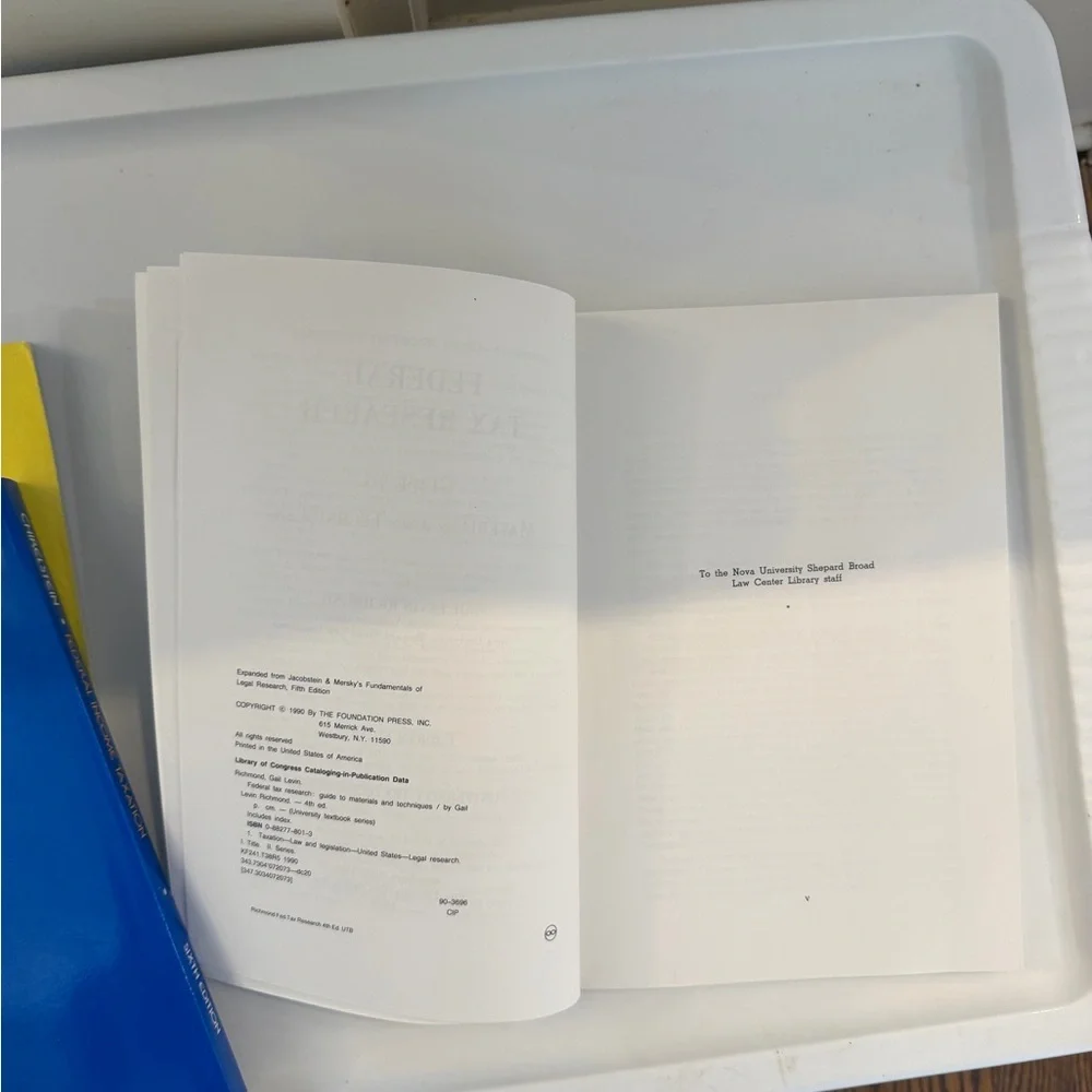 Federal Income Taxation Books (3)